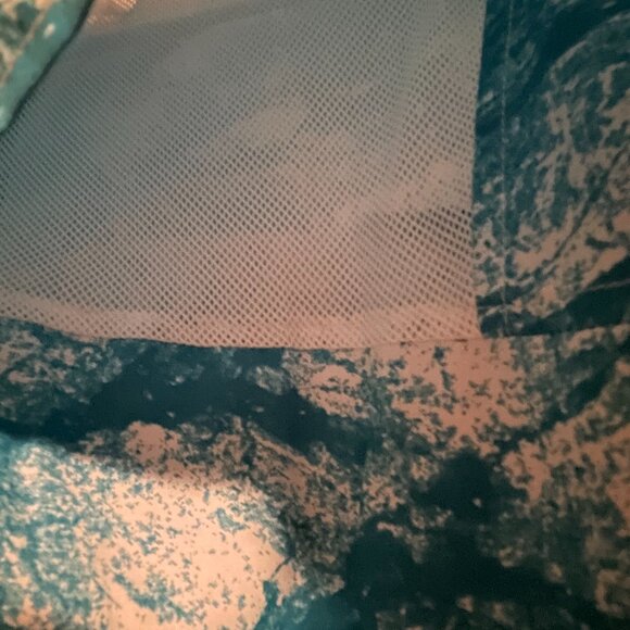 Reel Legends Men's Small Fishing shirt in teal waves-SALTWATER 11 - Picture 12 of 12